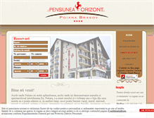 Tablet Screenshot of pensiunea-orizont.ro